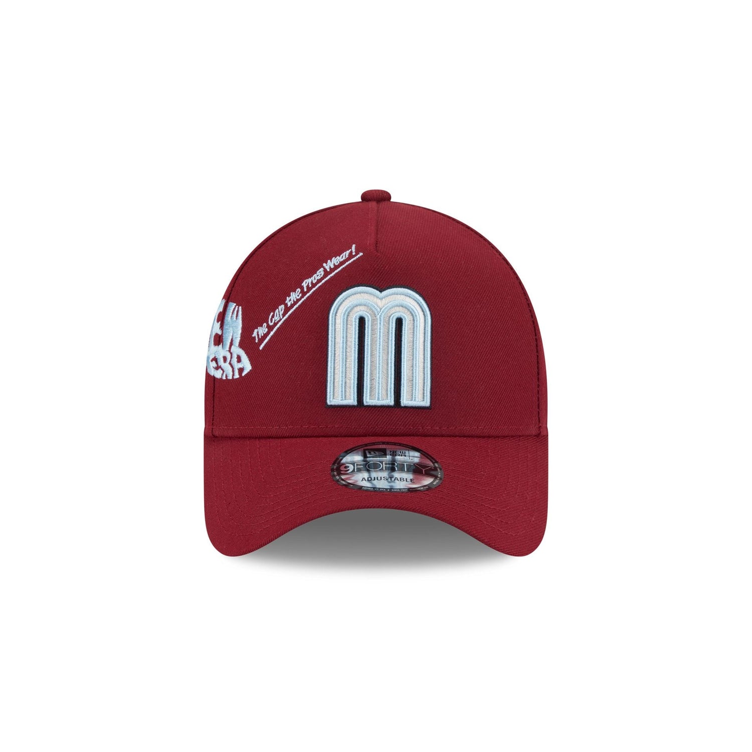 Mexico Baseball New Era Anniversary Logos Maroon 9FORTY M-Crown A-Frame Snapback Hat
