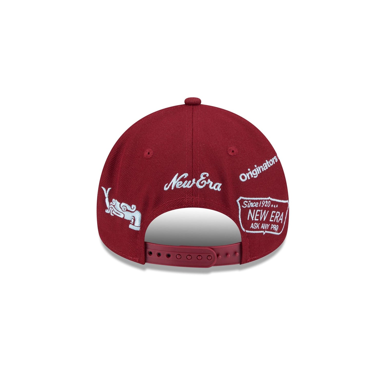 Mexico Baseball New Era Anniversary Logos Maroon 9FORTY M-Crown A-Frame Snapback Hat