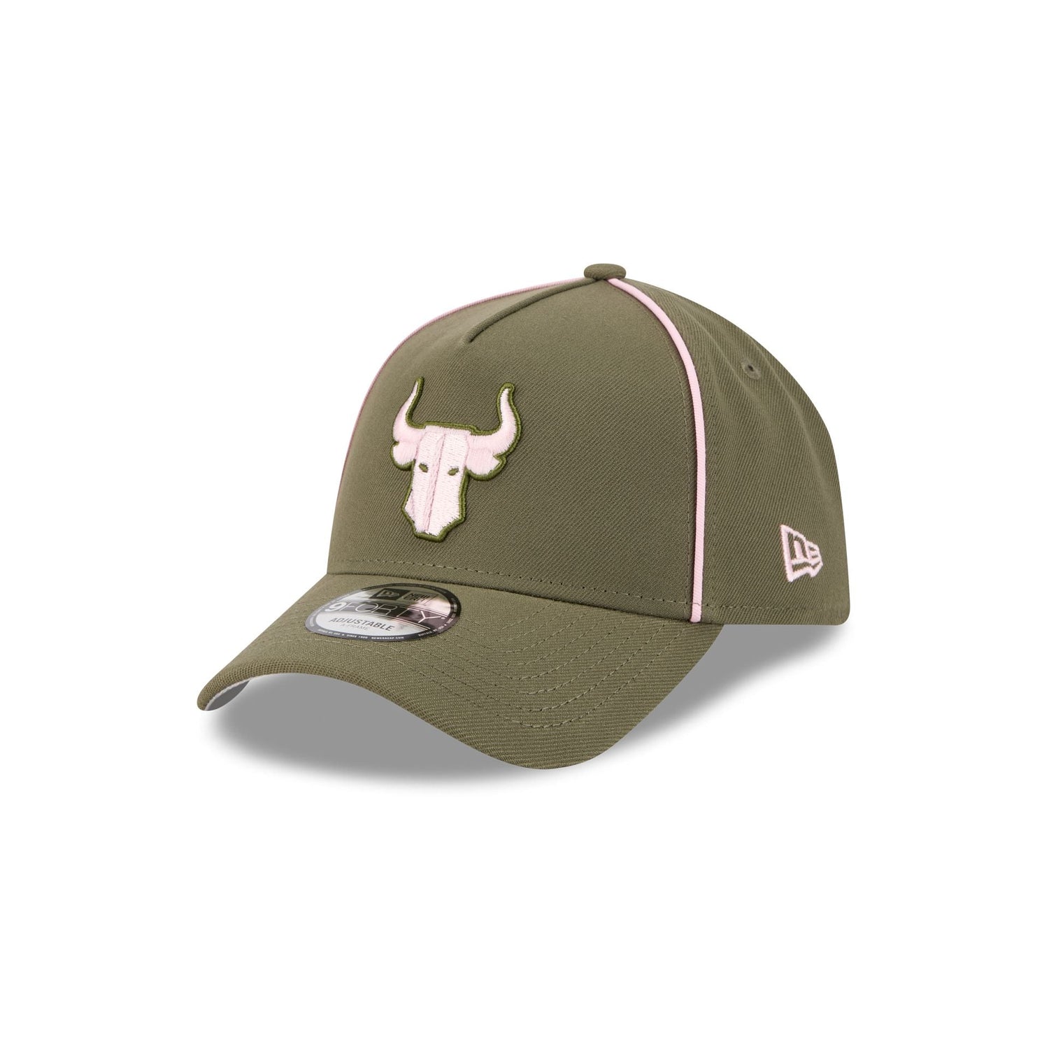 Toros de Tijuana Olive 9FORTY A-Frame Snapback Hat