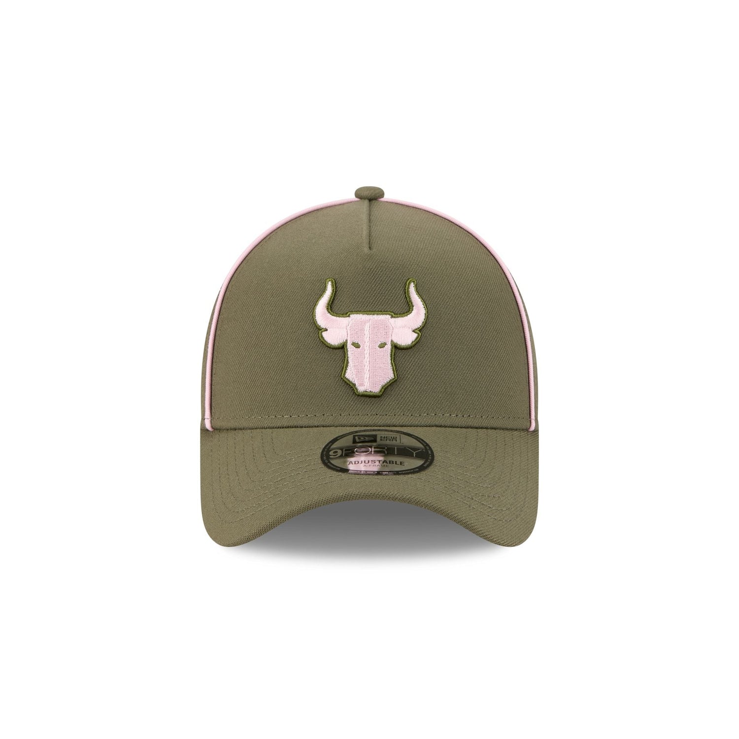 Toros de Tijuana Olive 9FORTY A-Frame Snapback Hat