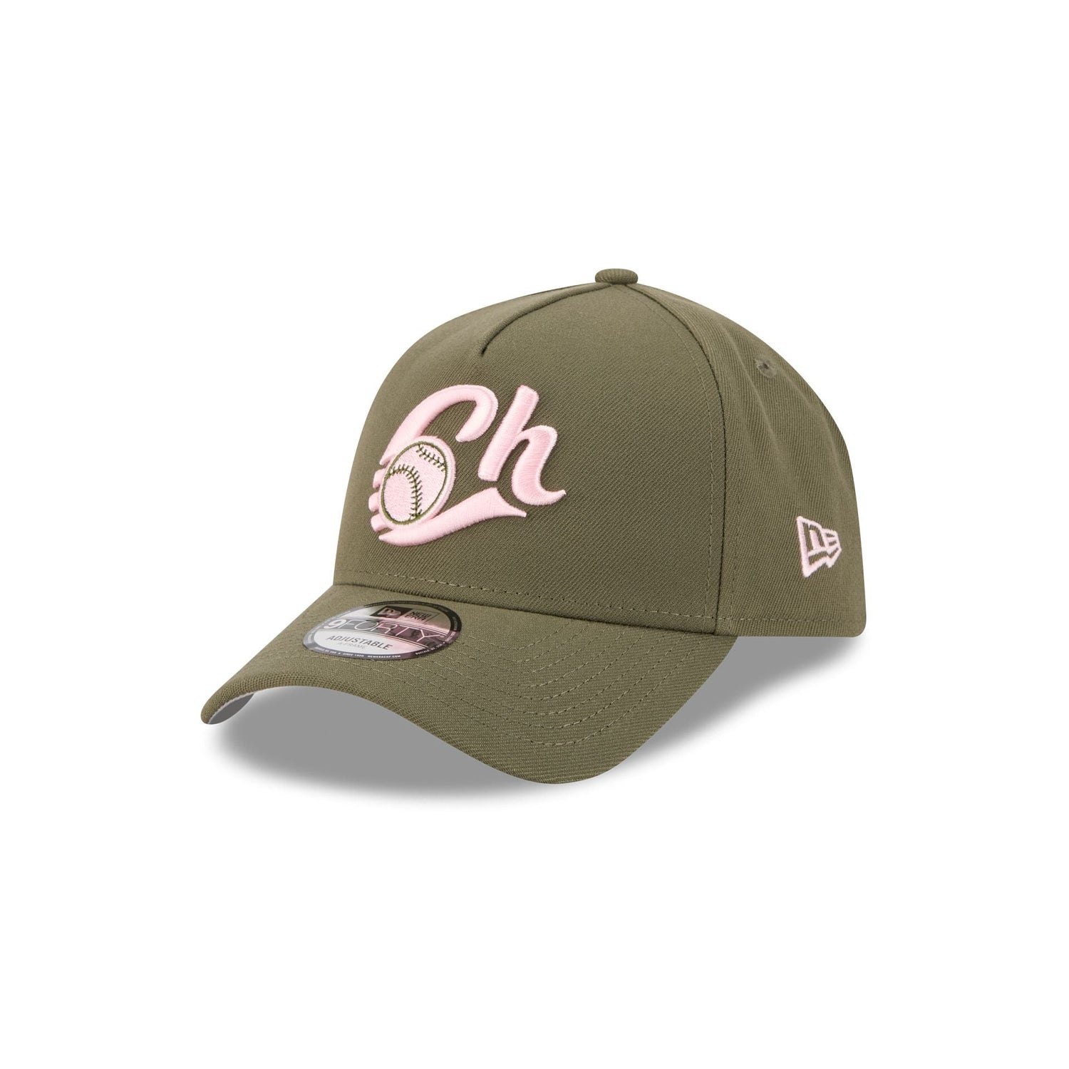 Charros de Jalisco Olive 9FORTY A-Frame Snapback Hat