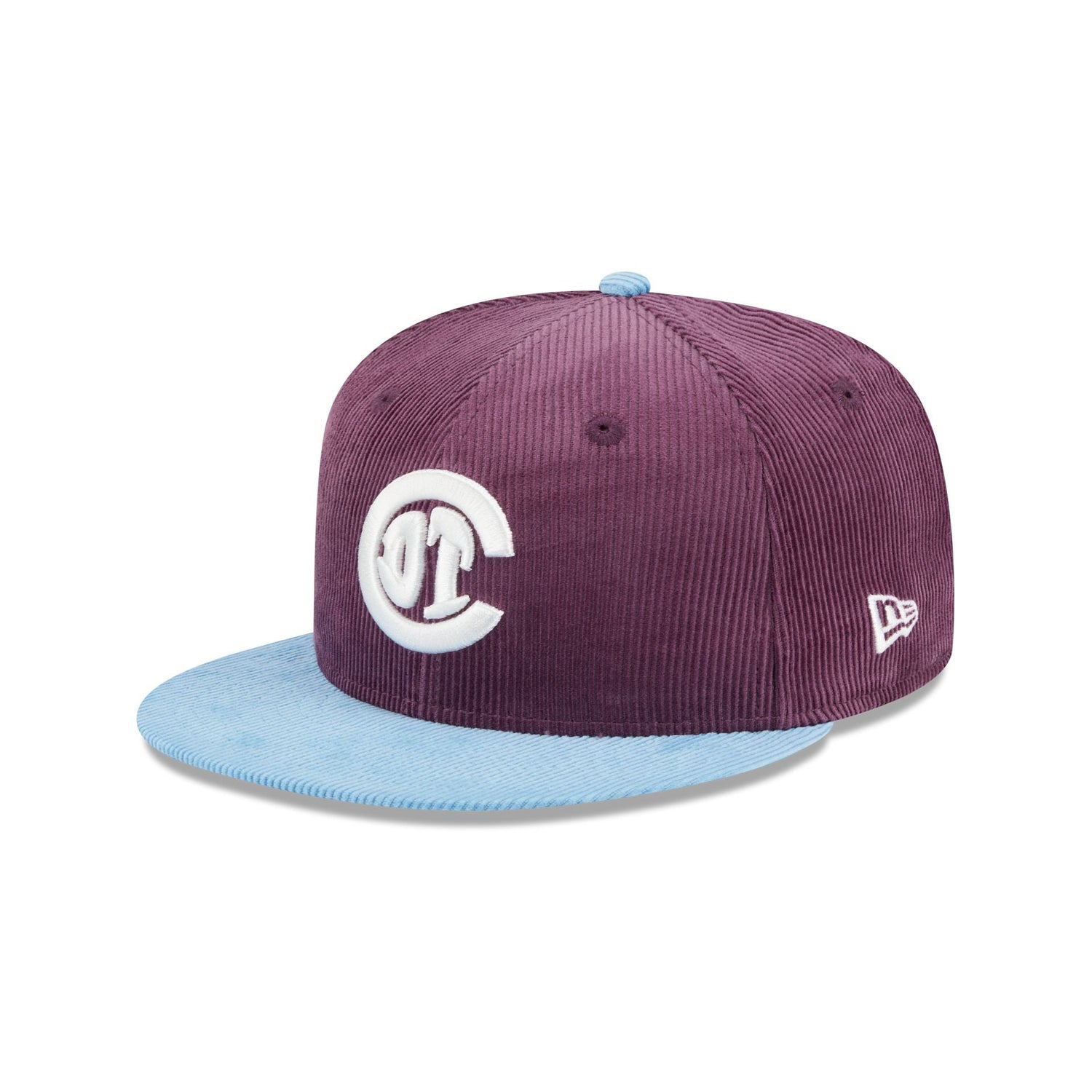 Deportivo Toluca FC Plum Corduroy 59FIFTY Fitted Hat
