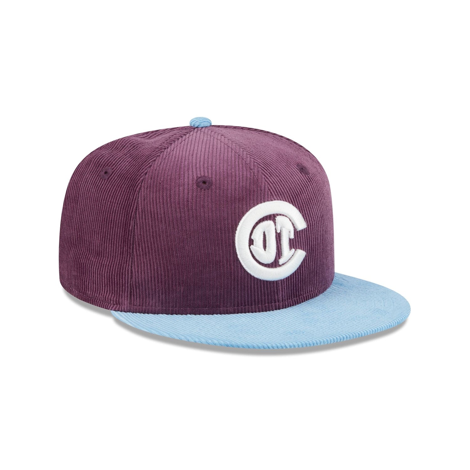 Deportivo Toluca FC Plum Corduroy 59FIFTY Fitted Hat