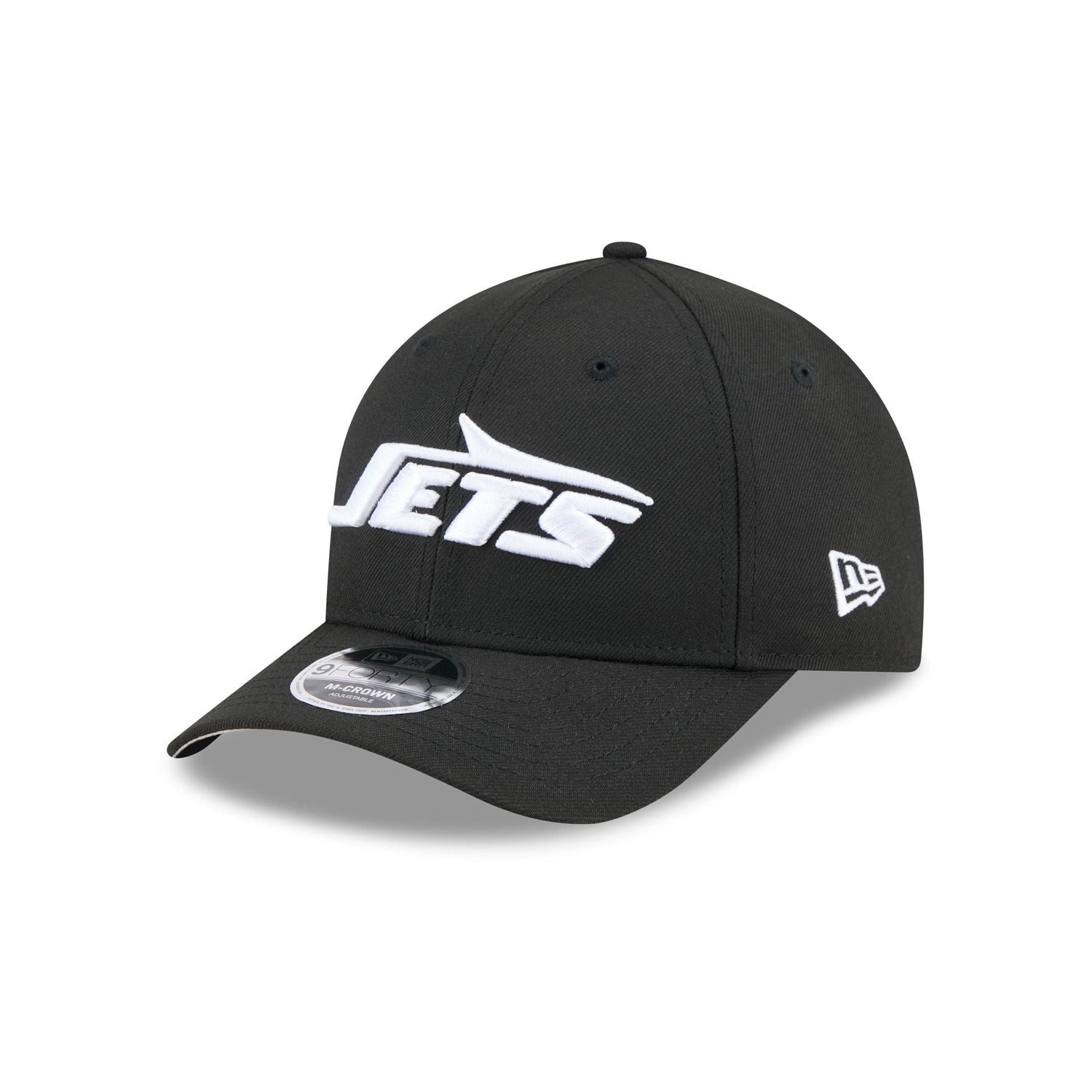 New York Jets Team Black 9FORTY M-Crown Snapback Hat