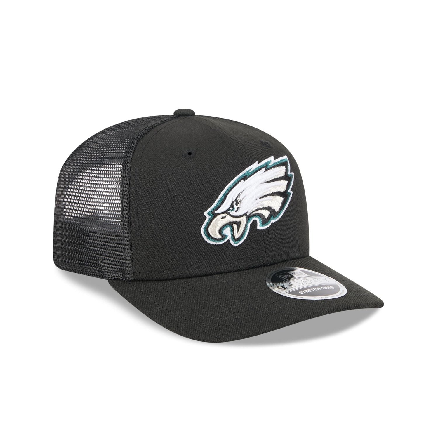 Philadelphia Eagles Team Black 9SEVENTY Trucker Hat