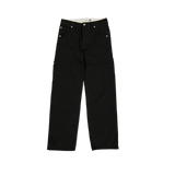 New Era Branded Ellicott Black Twill Carpenter Pant