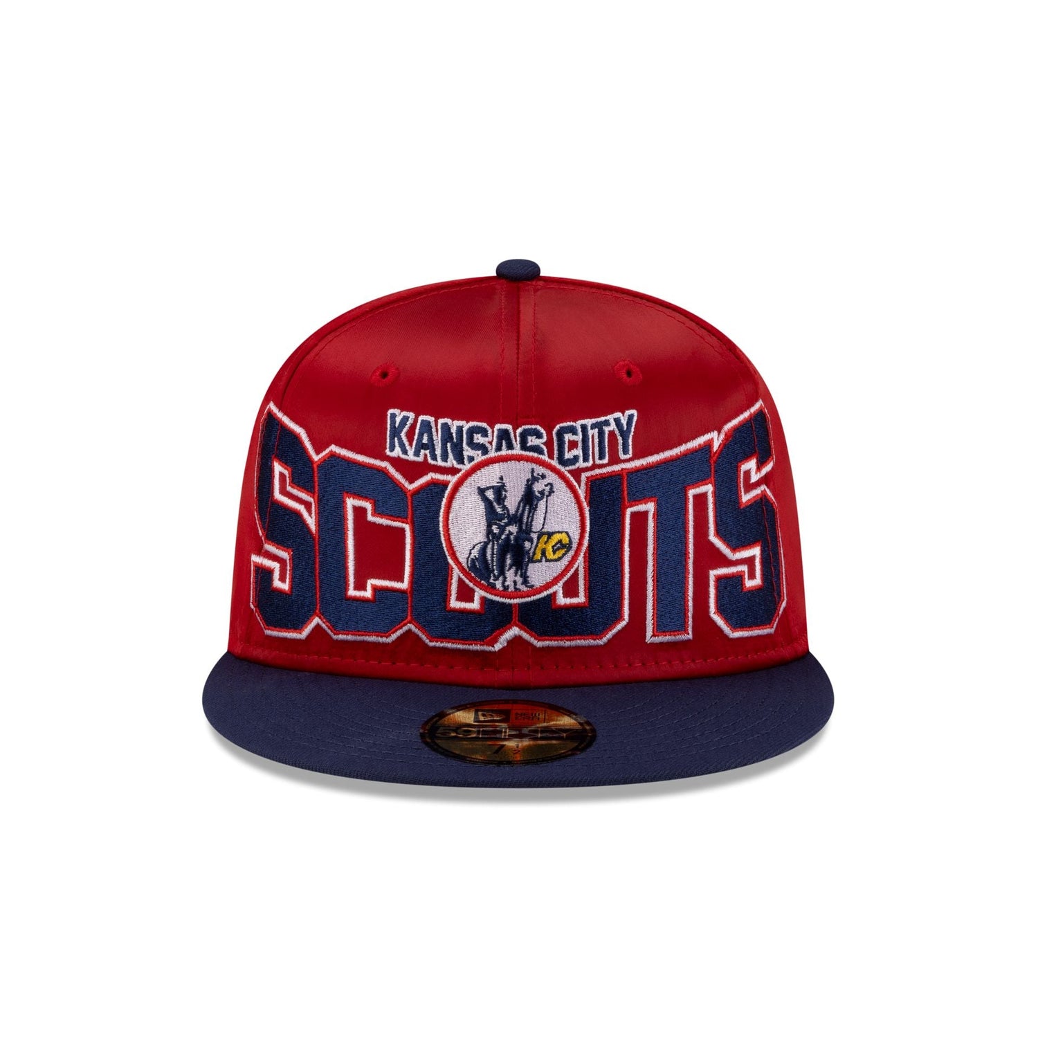 Kansas City Scouts Bold Satin 59FIFTY Fitted Hat