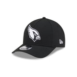 Arizona Cardinals Black & White 9FORTY M-Crown A-Frame Snapback Hat