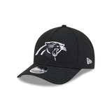 Carolina Panthers Black & White 9FORTY M-Crown A-Frame Snapback Hat