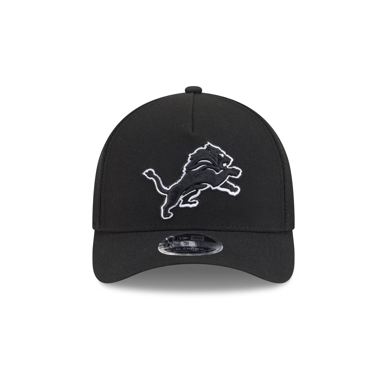 Detroit Lions Black & White 9FORTY M-Crown A-Frame Snapback Hat