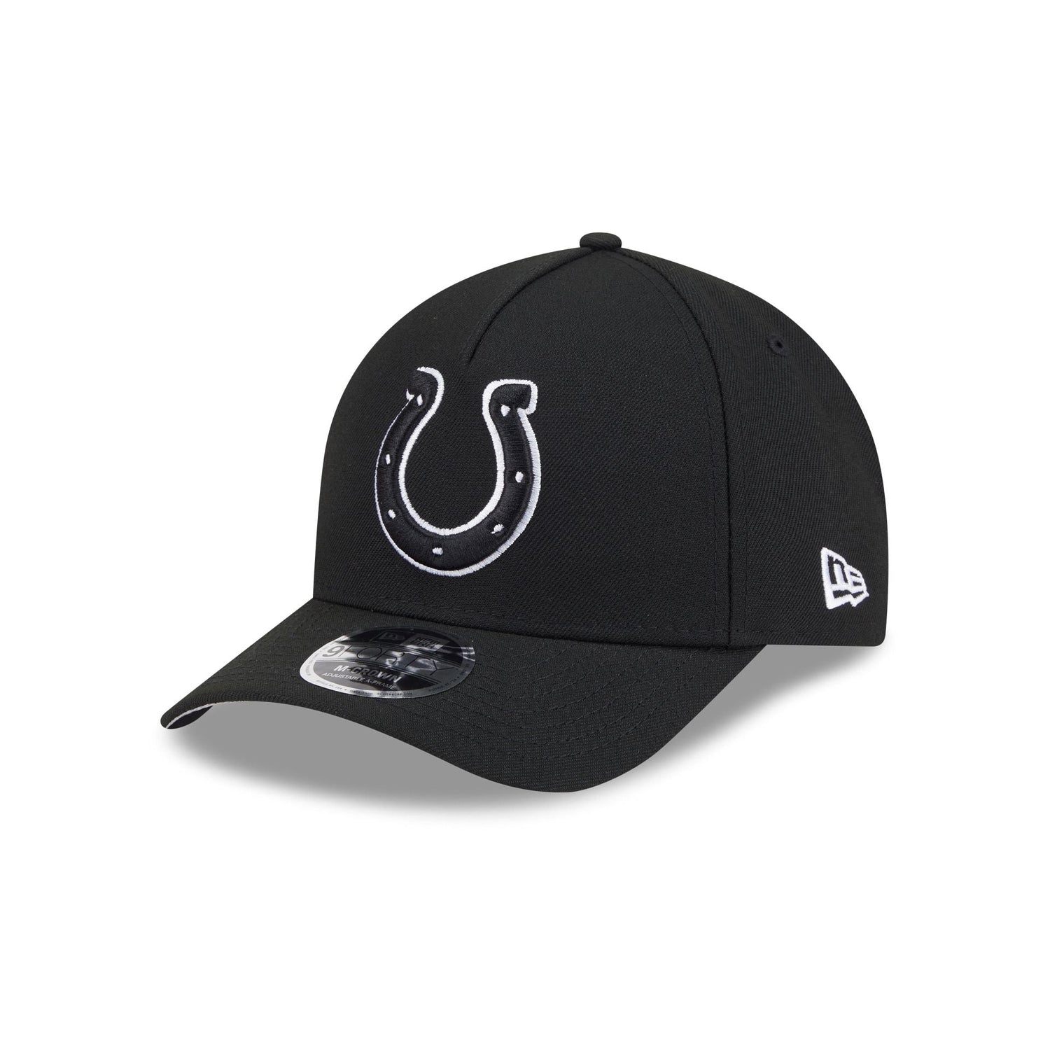 Indianapolis Colts Black & White 9FORTY M-Crown A-Frame Snapback Hat