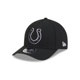 Indianapolis Colts Black & White 9FORTY M-Crown A-Frame Snapback Hat