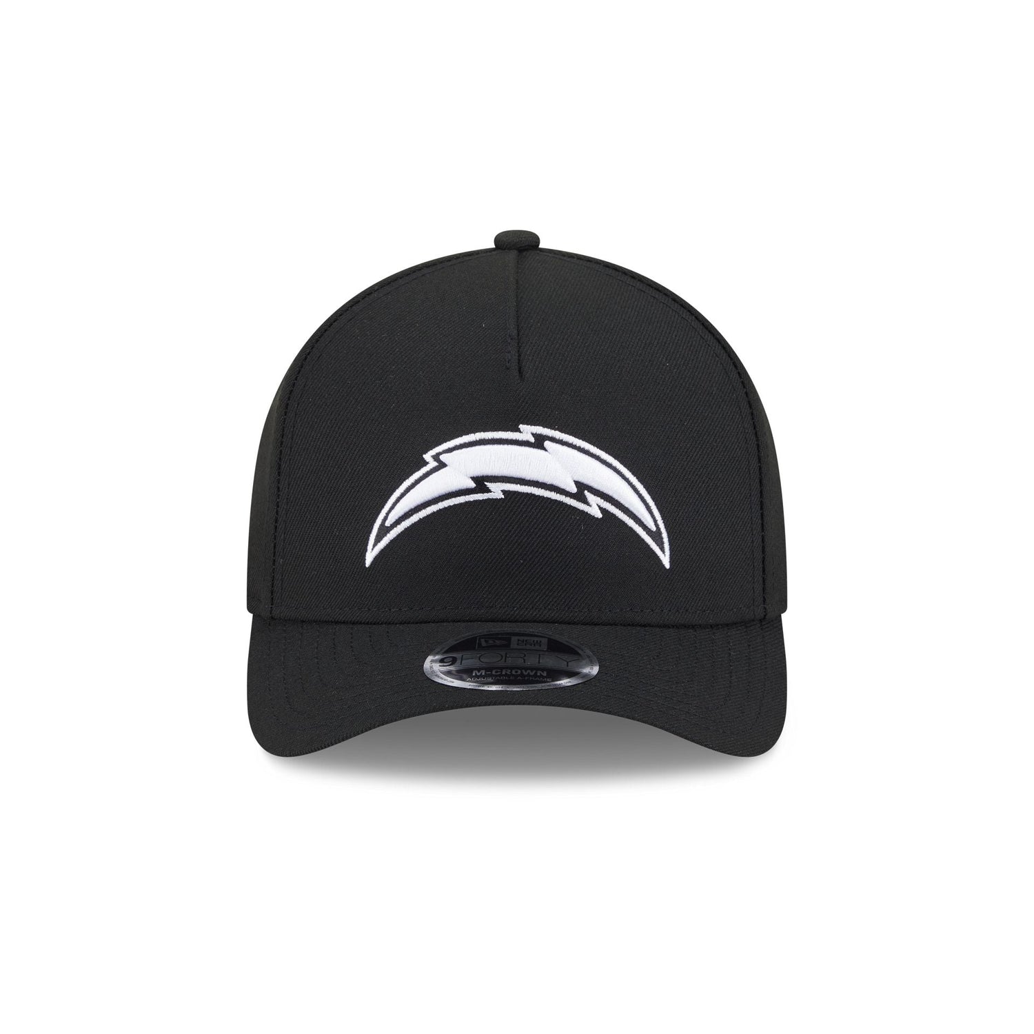 Los Angeles Chargers Black & White 9FORTY M-Crown A-Frame Snapback Hat