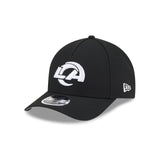 Los Angeles Rams Black & White 9FORTY M-Crown A-Frame Snapback Hat