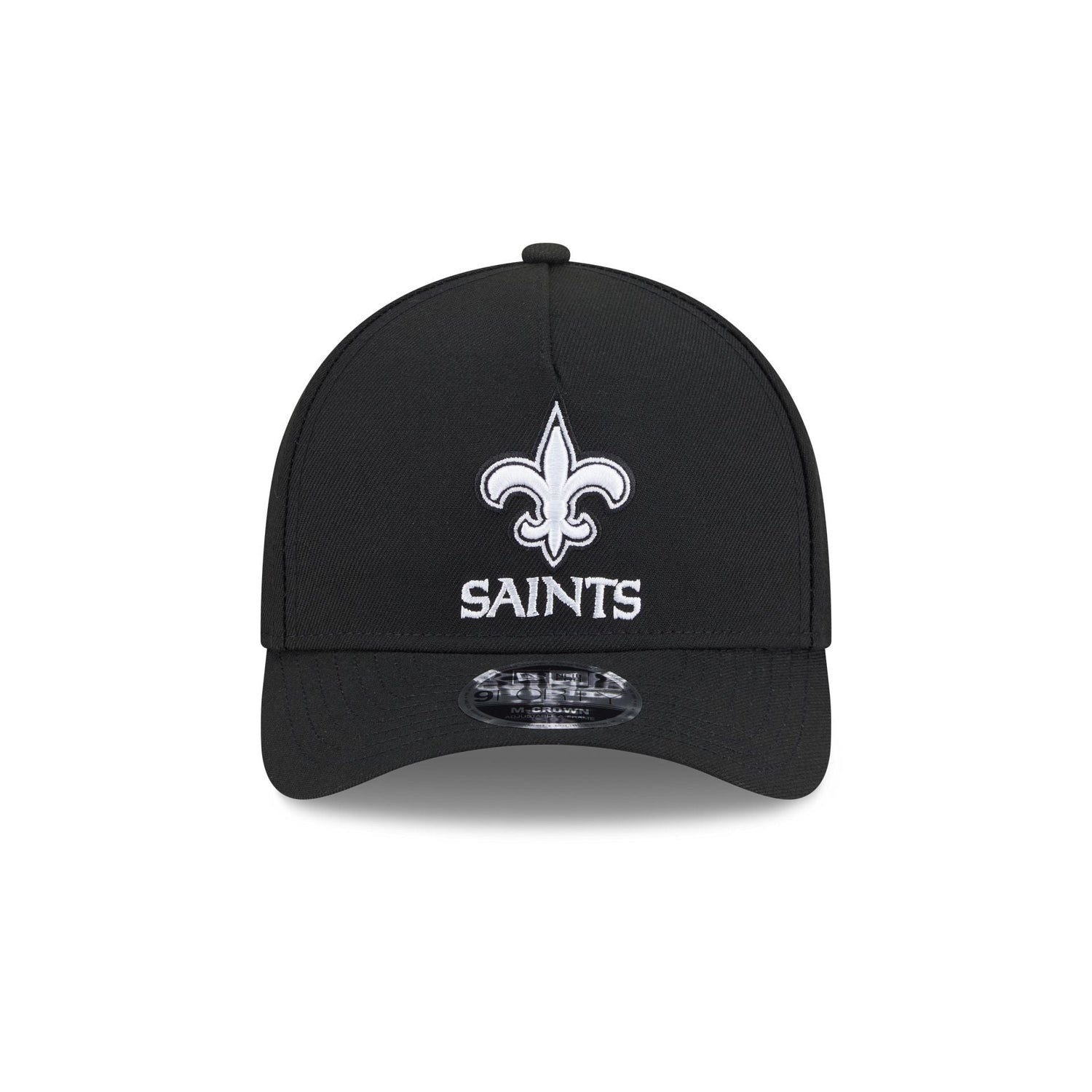 New Orleans Saints Black & White 9FORTY M-Crown A-Frame Snapback Hat