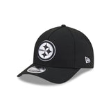 Pittsburgh Steelers Black & White 9FORTY M-Crown A-Frame Snapback Hat