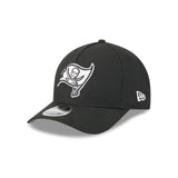 Tampa Bay Buccaneers Black & White 9FORTY M-Crown A-Frame Snapback Hat