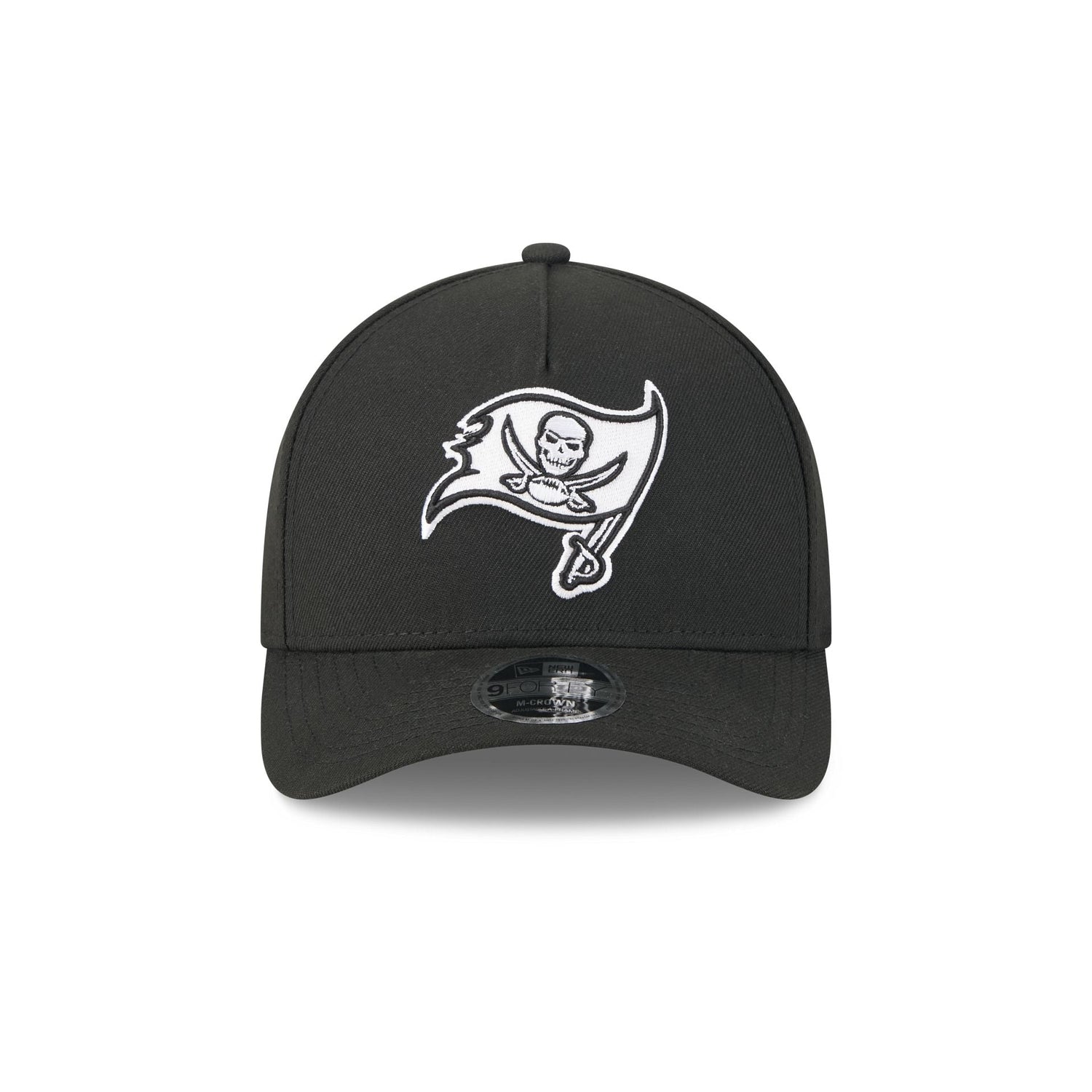 Tampa Bay Buccaneers Black & White 9FORTY M-Crown A-Frame Snapback Hat