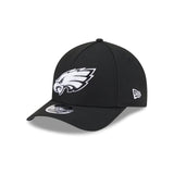 Philadelphia Eagles Black & White 9FORTY M-Crown A-Frame Snapback Hat