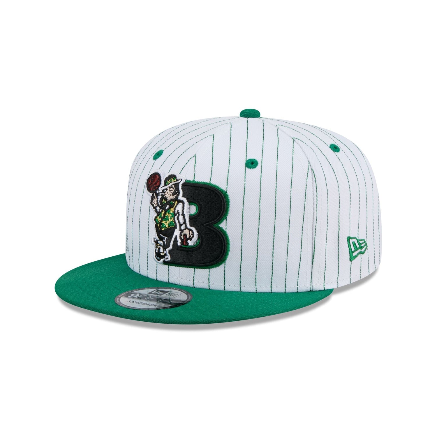 Boston Celtics Deceptor Pinstripe 9FIFTY Snapback Hat