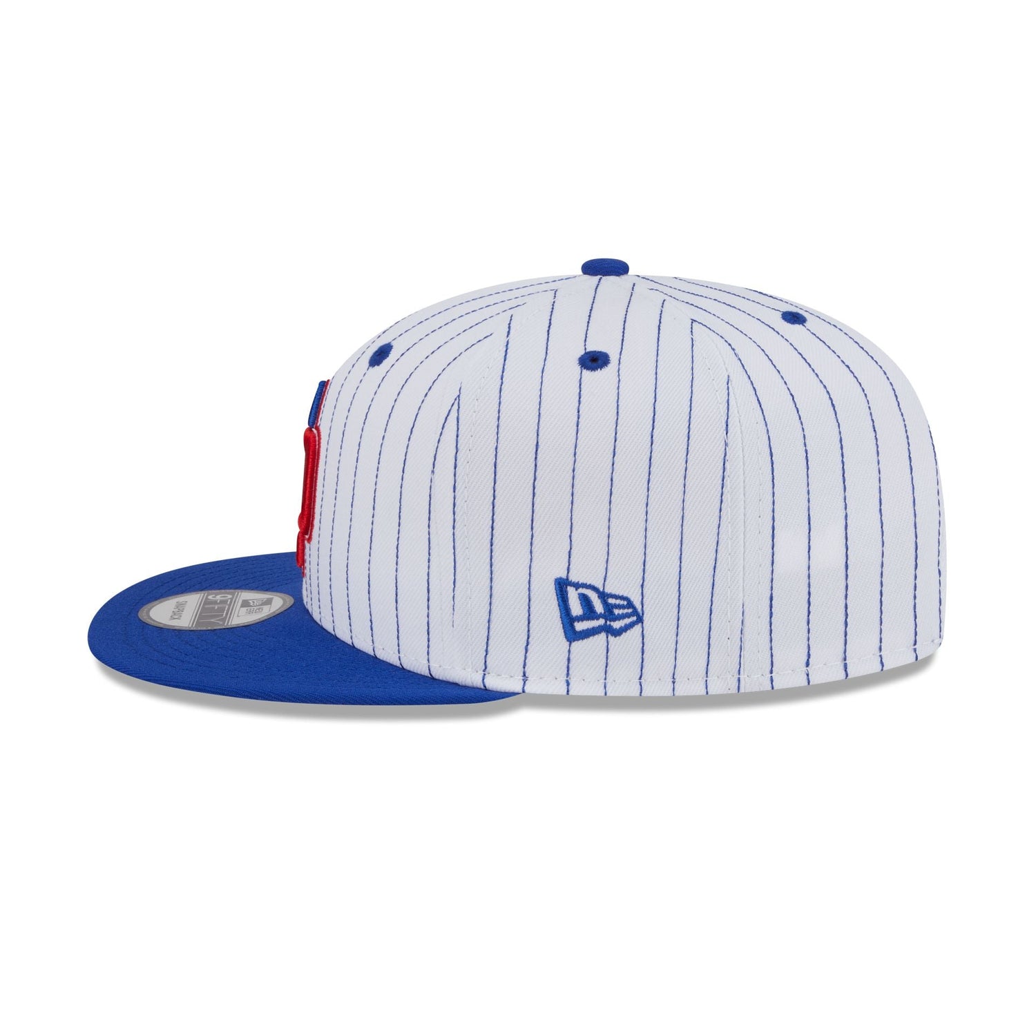 Detroit Pistons Deceptor Pinstripe 9FIFTY Snapback Hat
