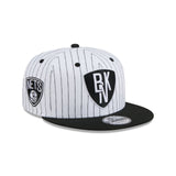 Brooklyn Nets Deceptor Pinstripe 9FIFTY Snapback Hat