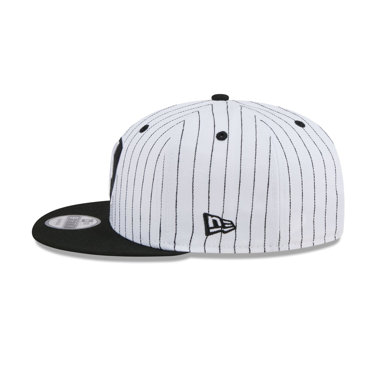 Brooklyn Nets Deceptor Pinstripe 9FIFTY Snapback Hat