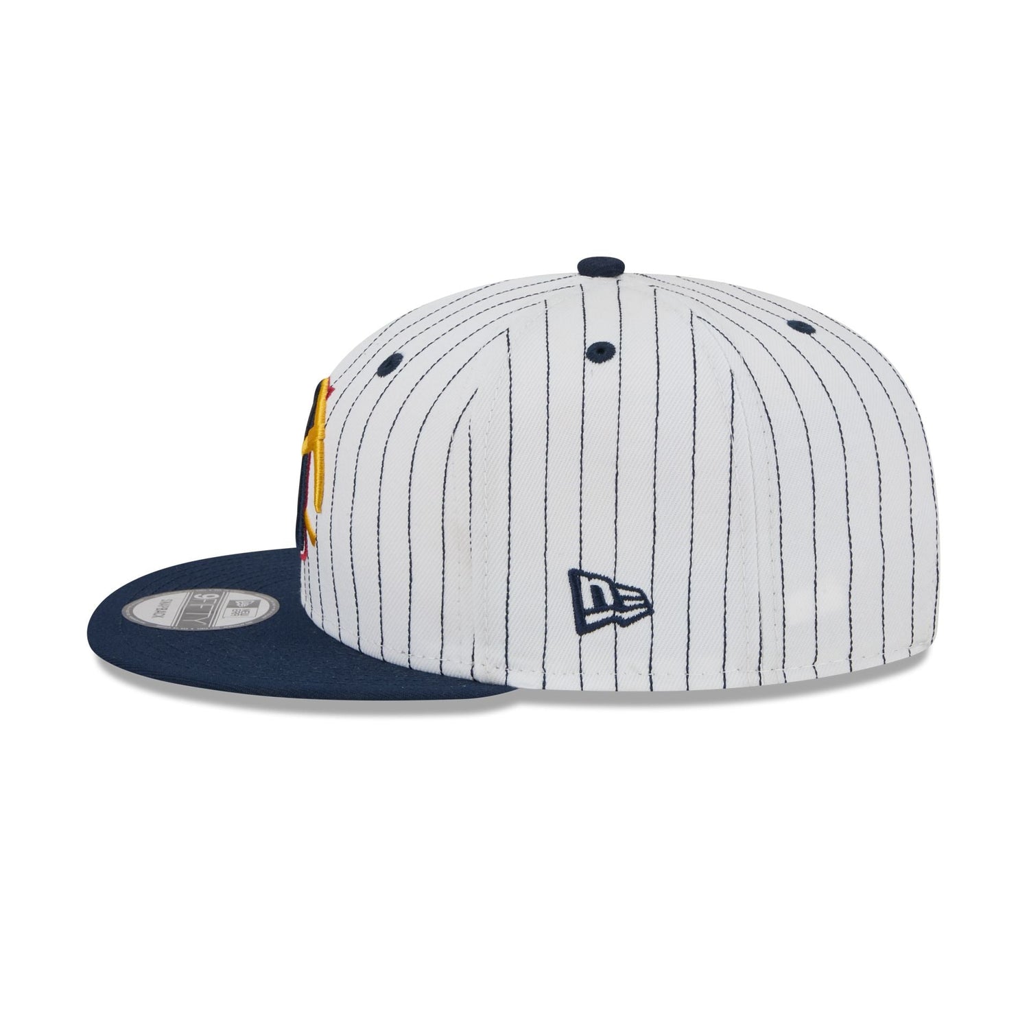 Denver Nuggets Deceptor Pinstripe 9FIFTY Snapback Hat