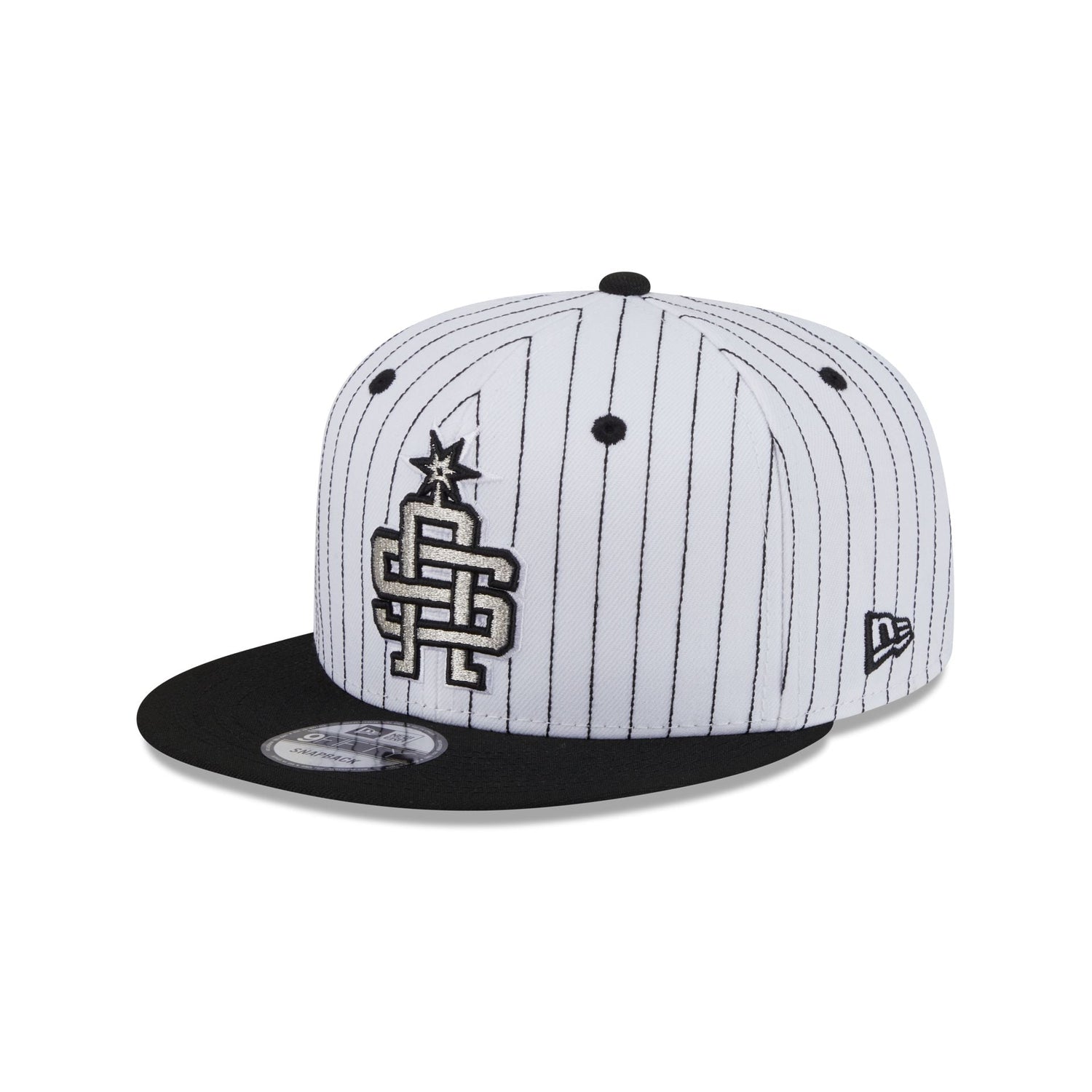 San Antonio Spurs Deceptor Pinstripe 9FIFTY Snapback Hat