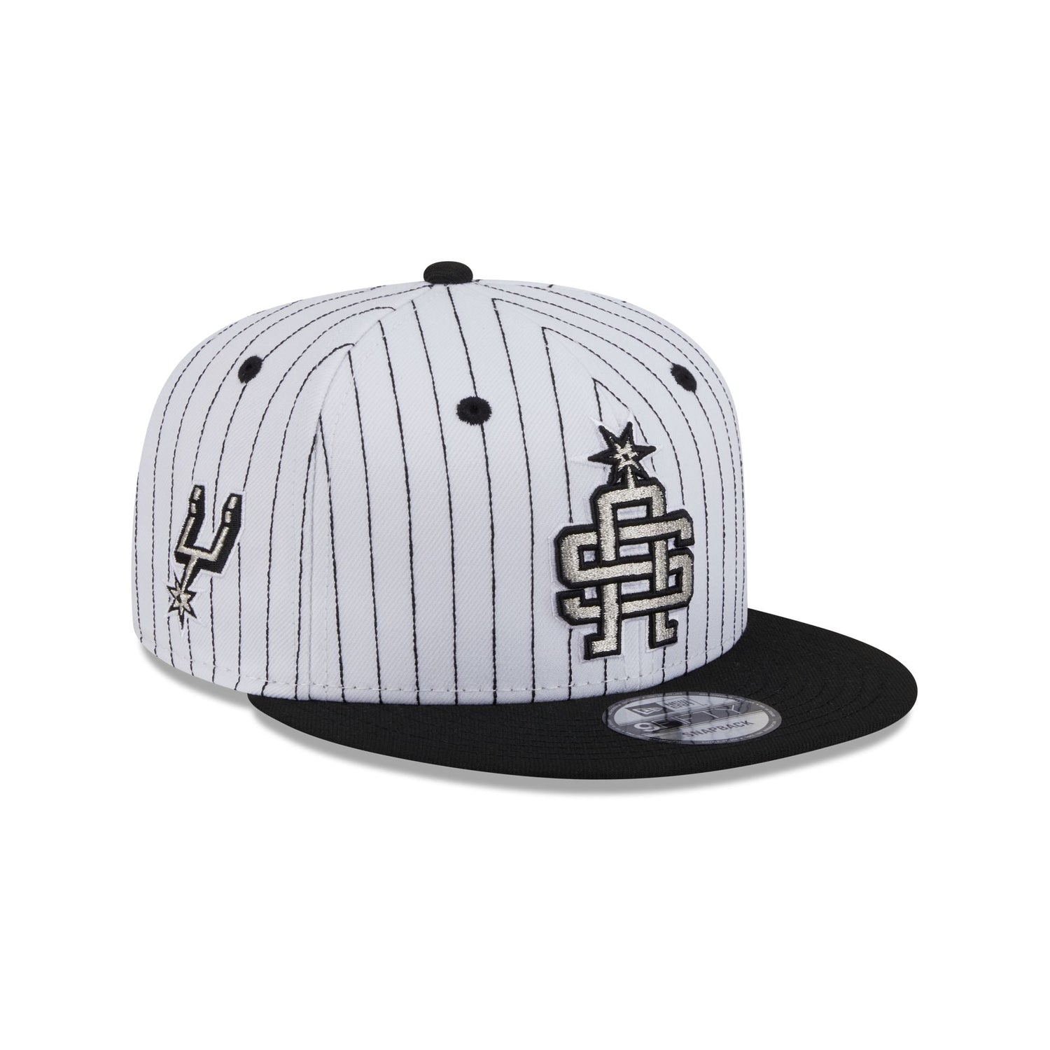 San Antonio Spurs Deceptor Pinstripe 9FIFTY Snapback Hat