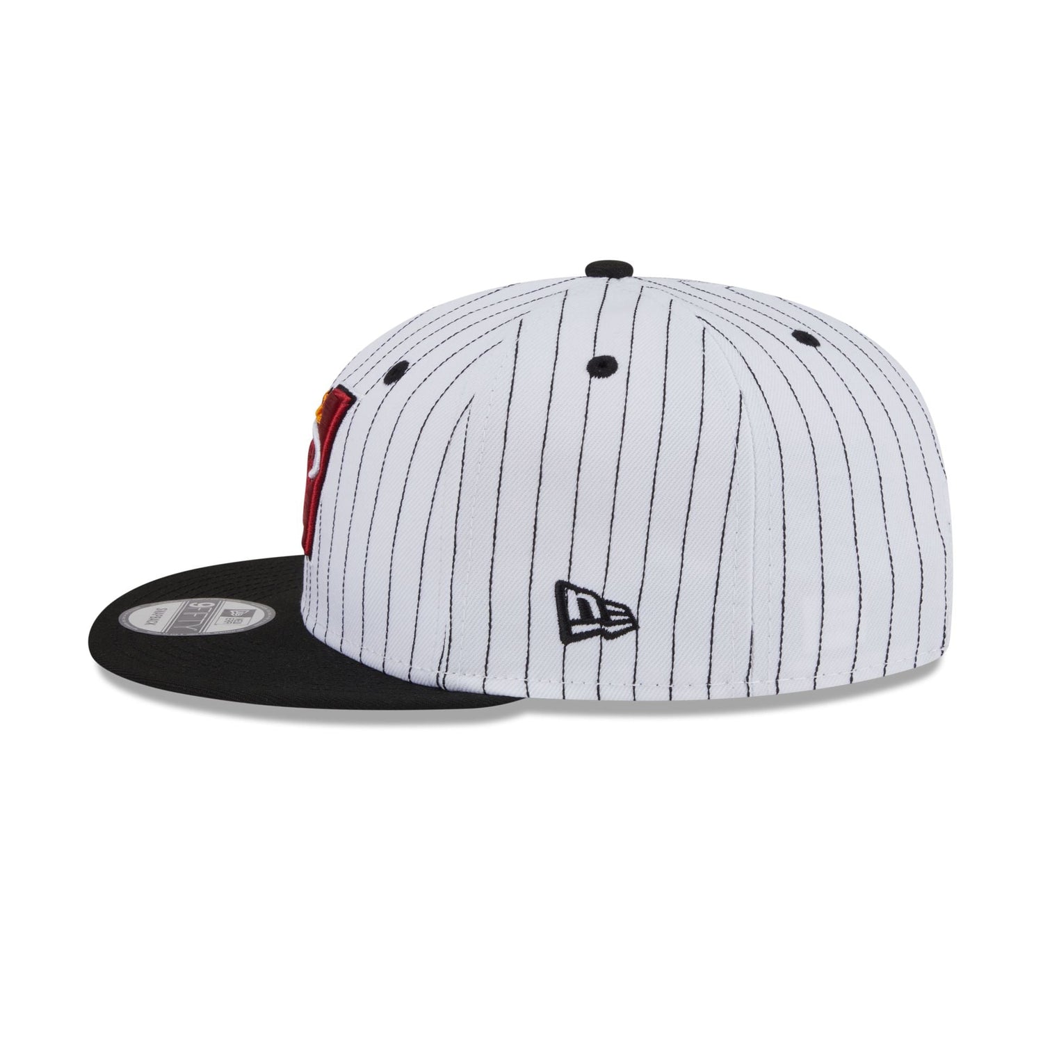 Miami Heat Deceptor Pinstripe 9FIFTY Snapback Hat