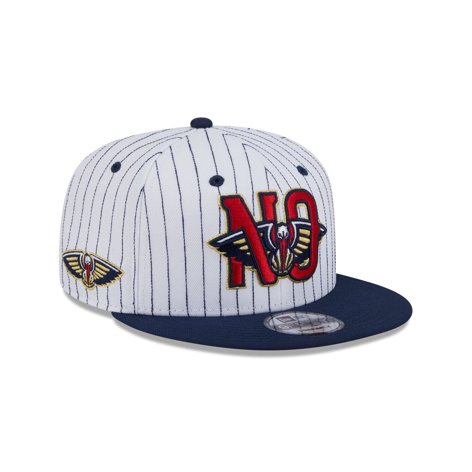 New Orleans Pelicans Deceptor Pinstripe 9FIFTY Snapback Hat