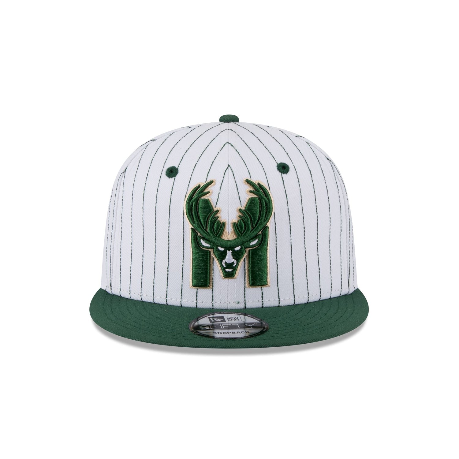 Milwaukee Bucks Deceptor Pinstripe 9FIFTY Snapback Hat