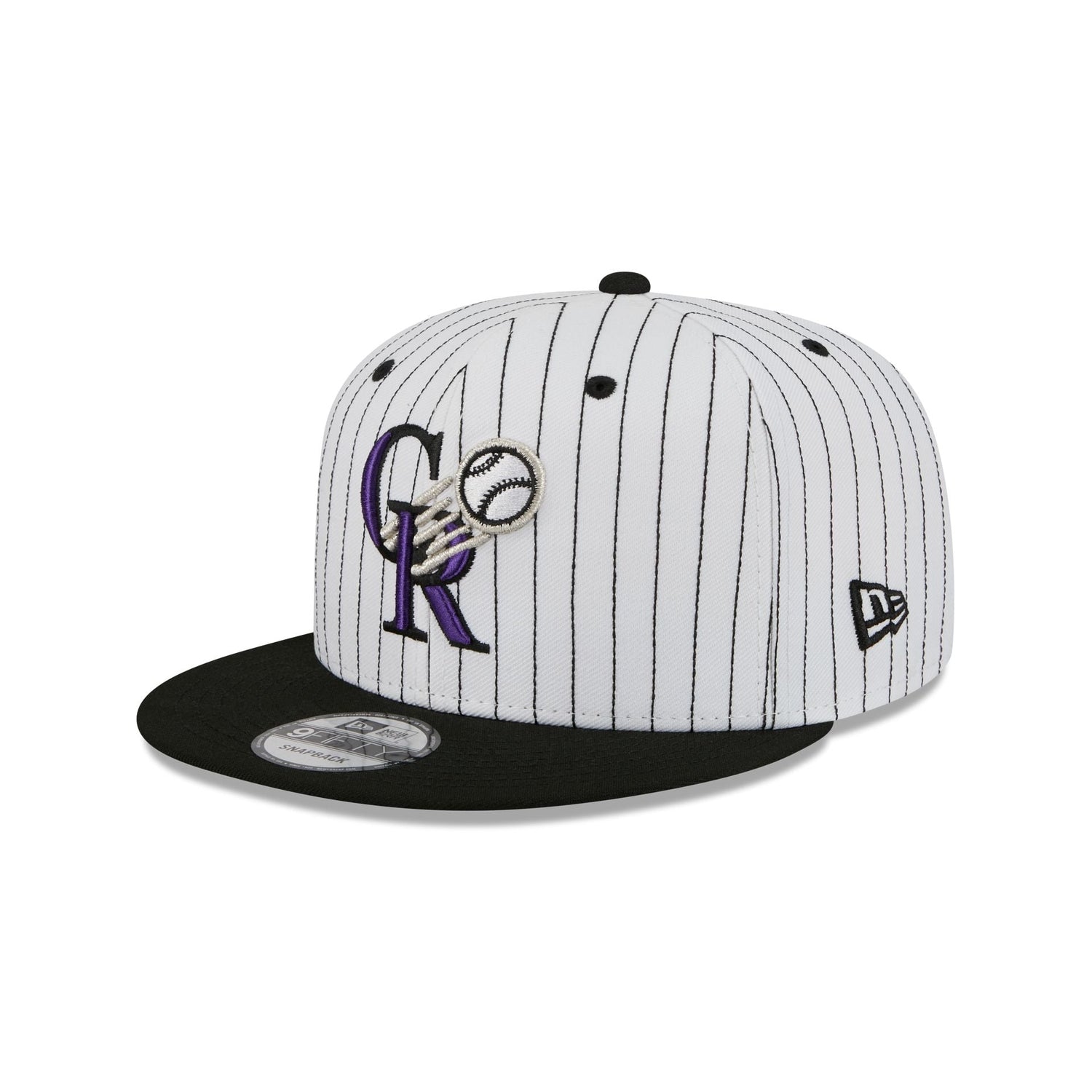 Colorado Rockies Deceptor Pinstripe 9FIFTY Snapback Hat