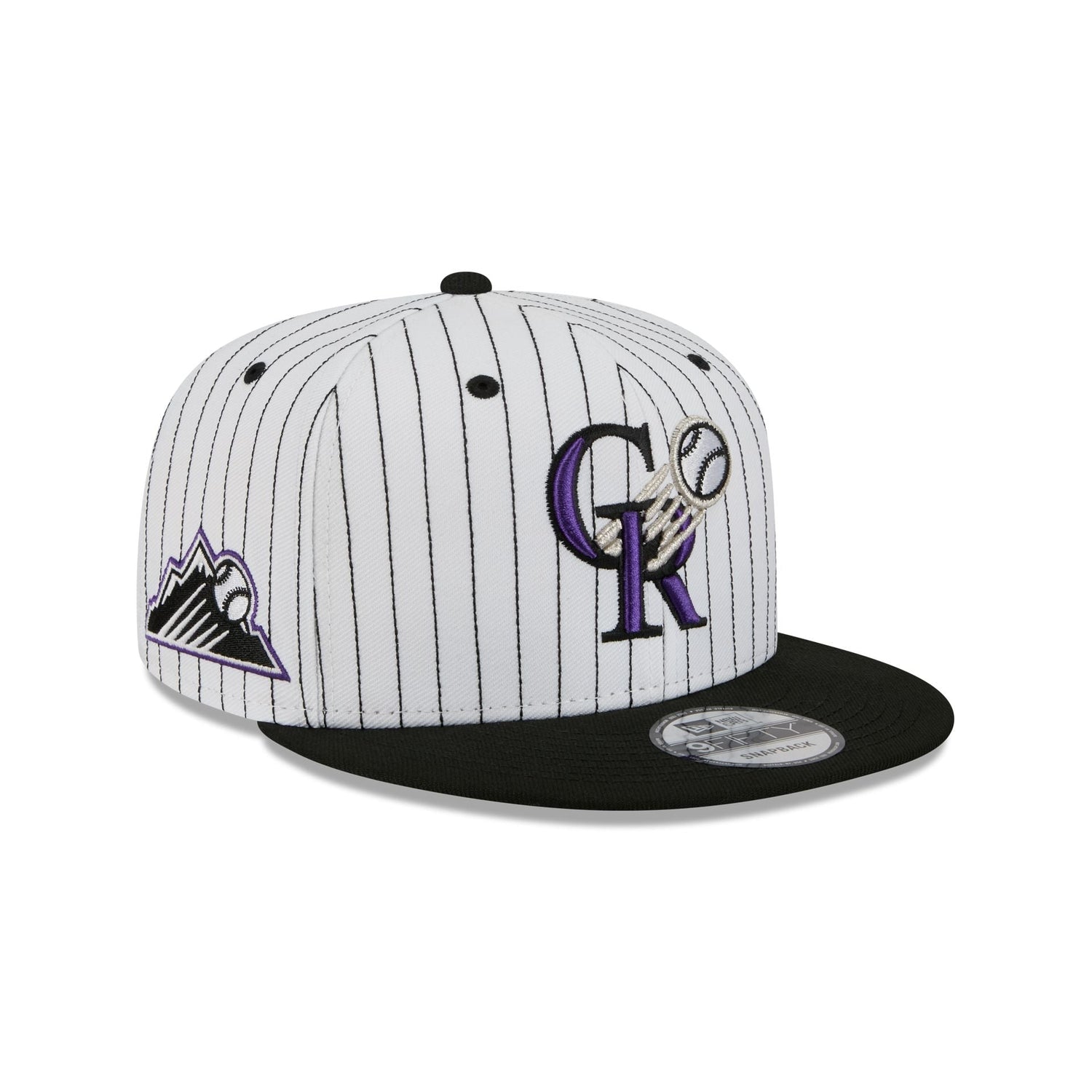 Colorado Rockies Deceptor Pinstripe 9FIFTY Snapback Hat