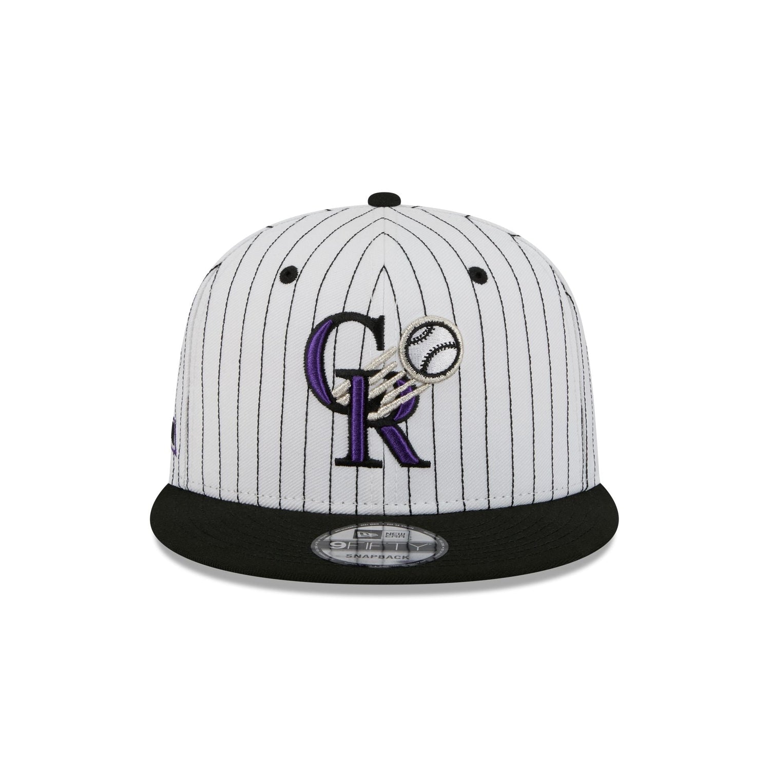 Colorado Rockies Deceptor Pinstripe 9FIFTY Snapback Hat