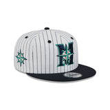 Seattle Mariners Deceptor Pinstripe 9FIFTY Snapback Hat