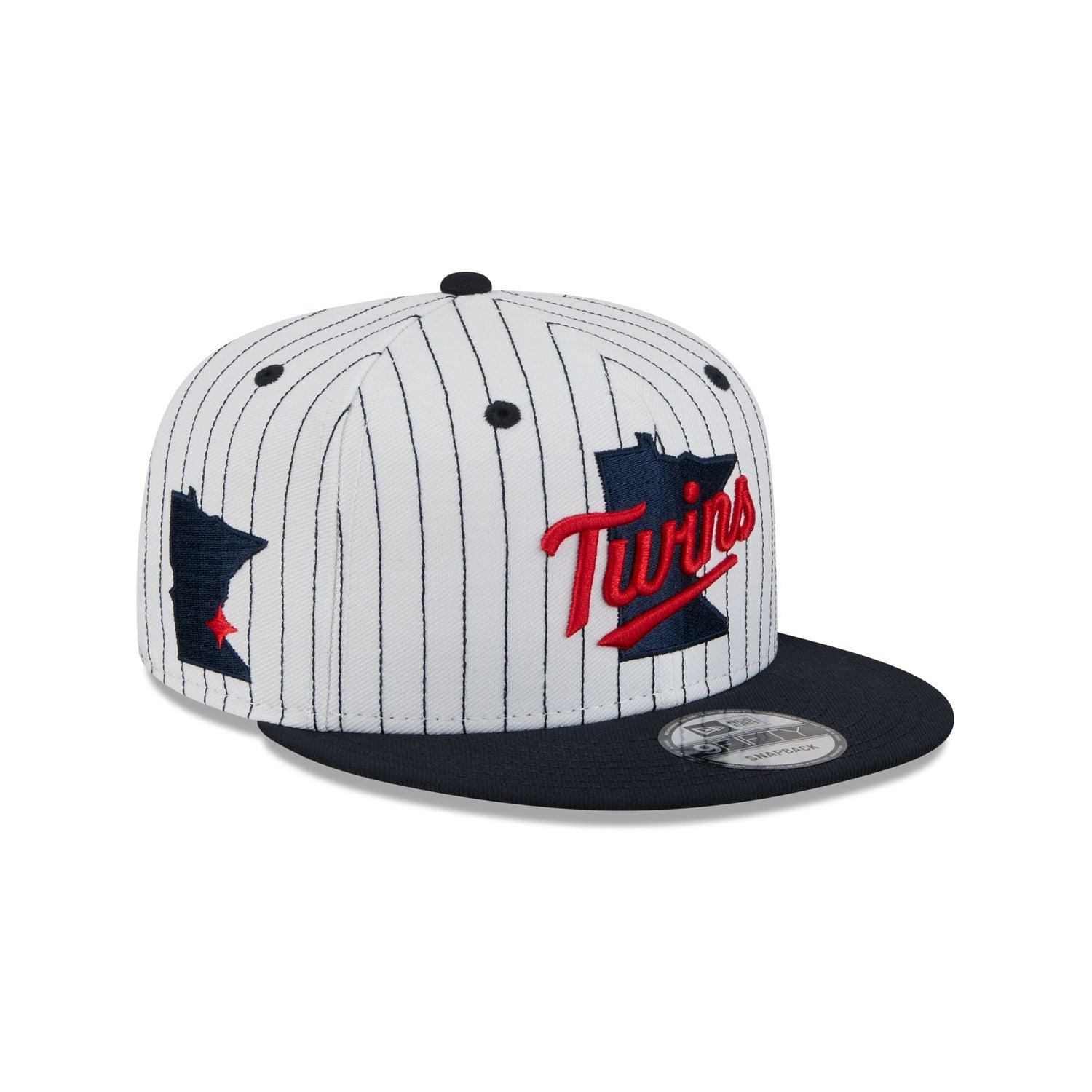 Minnesota Twins Deceptor Pinstripe 9FIFTY Snapback Hat