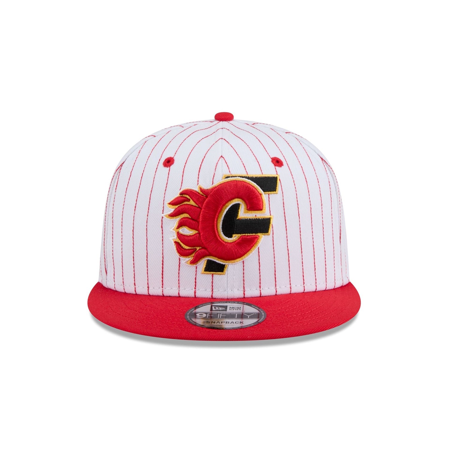 Calgary Flames Deceptor Pinstripe 9FIFTY Snapback Hat