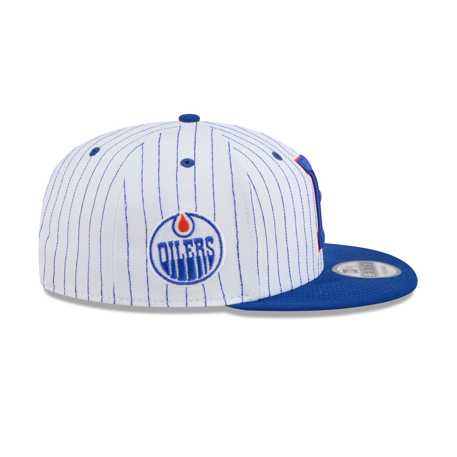 Edmonton Oilers Deceptor Pinstripe 9FIFTY Snapback Hat
