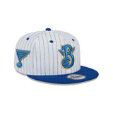 St. Louis Blues Deceptor Pinstripe 9FIFTY Snapback Hat