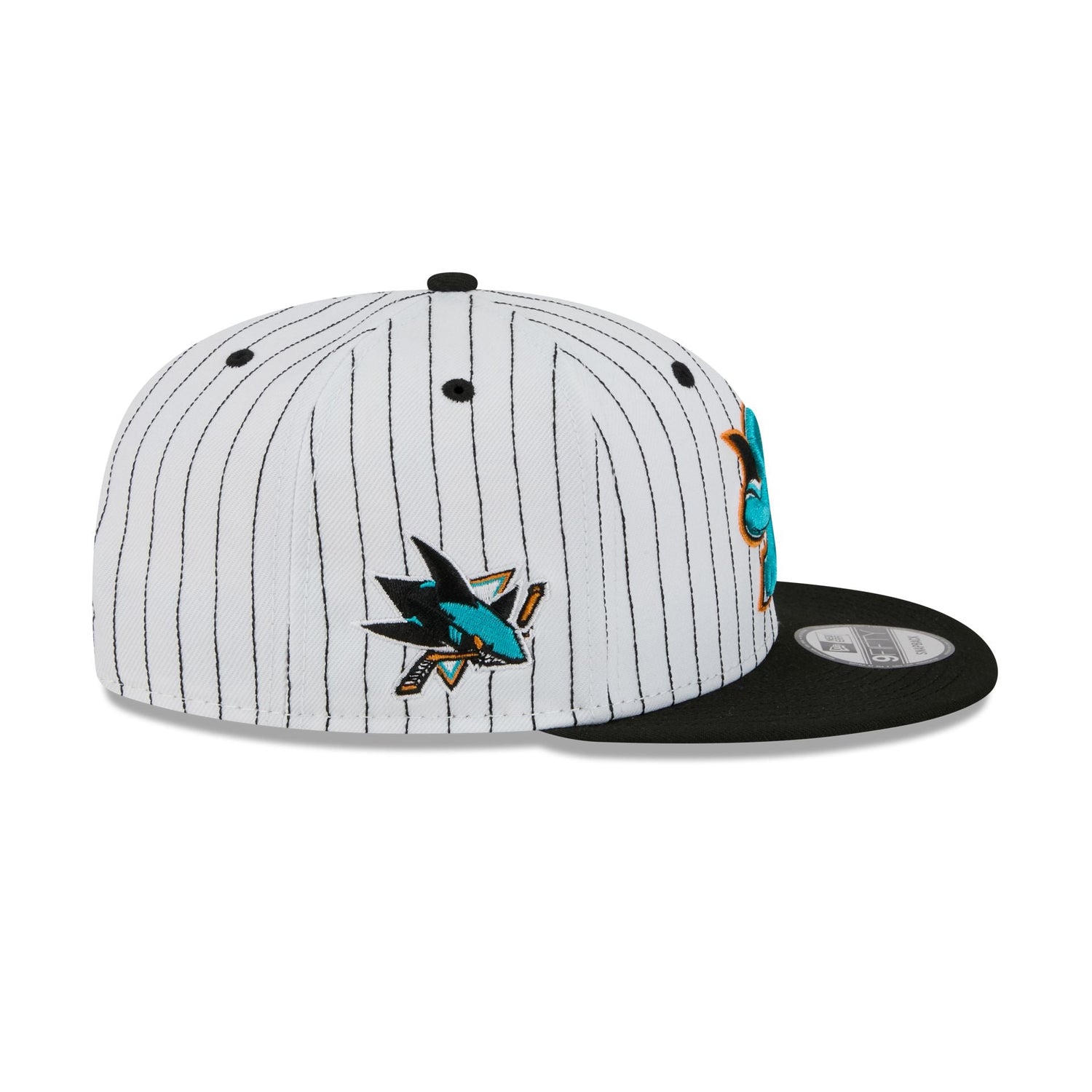 San Jose Sharks Deceptor Pinstripe 9FIFTY Snapback Hat