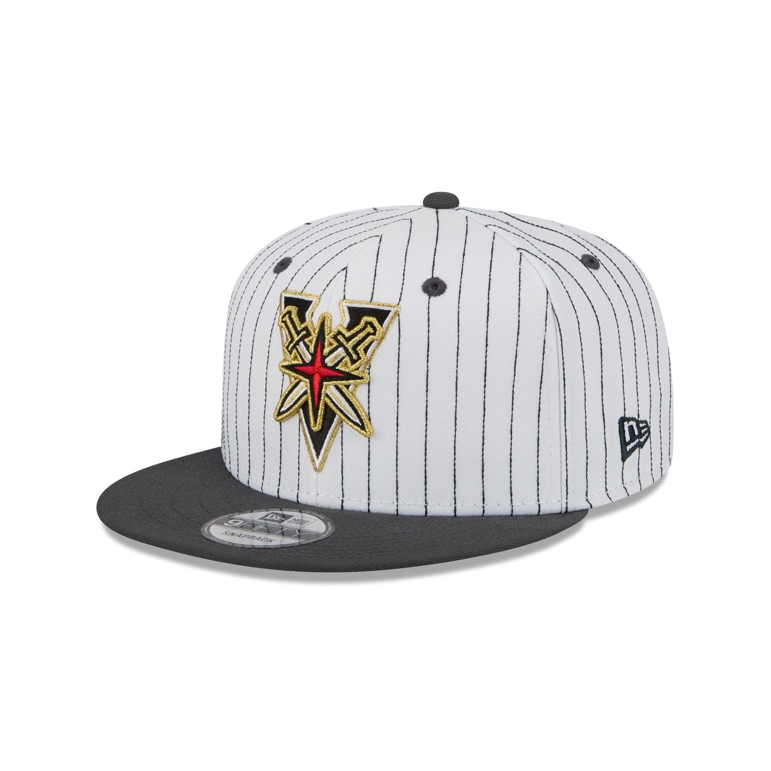 Vegas Golden Knights Deceptor Pinstripe 9FIFTY Snapback Hat
