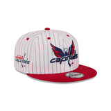 Washington Capitals Deceptor Pinstripe 9FIFTY Snapback Hat
