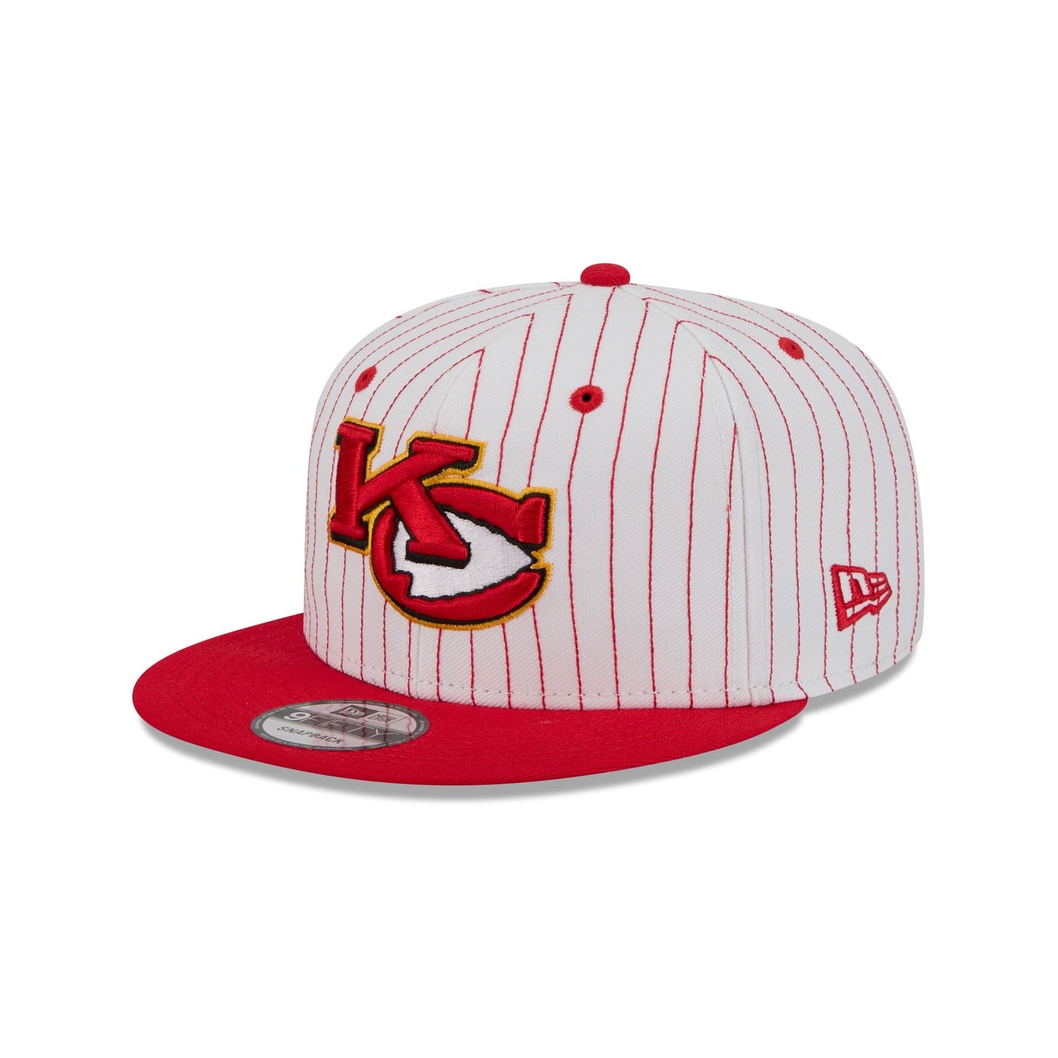 Kansas City Chiefs Deceptor Pinstripe 9FIFTY Snapback Hat