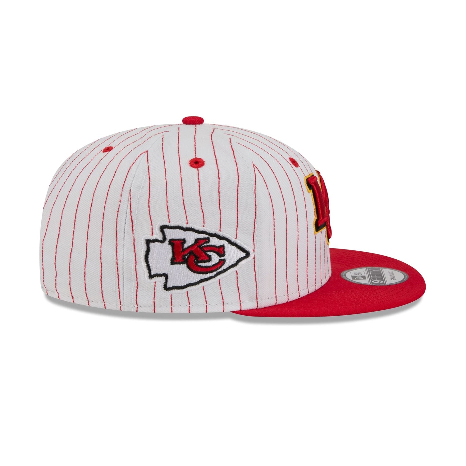 Kansas City Chiefs Deceptor Pinstripe 9FIFTY Snapback Hat