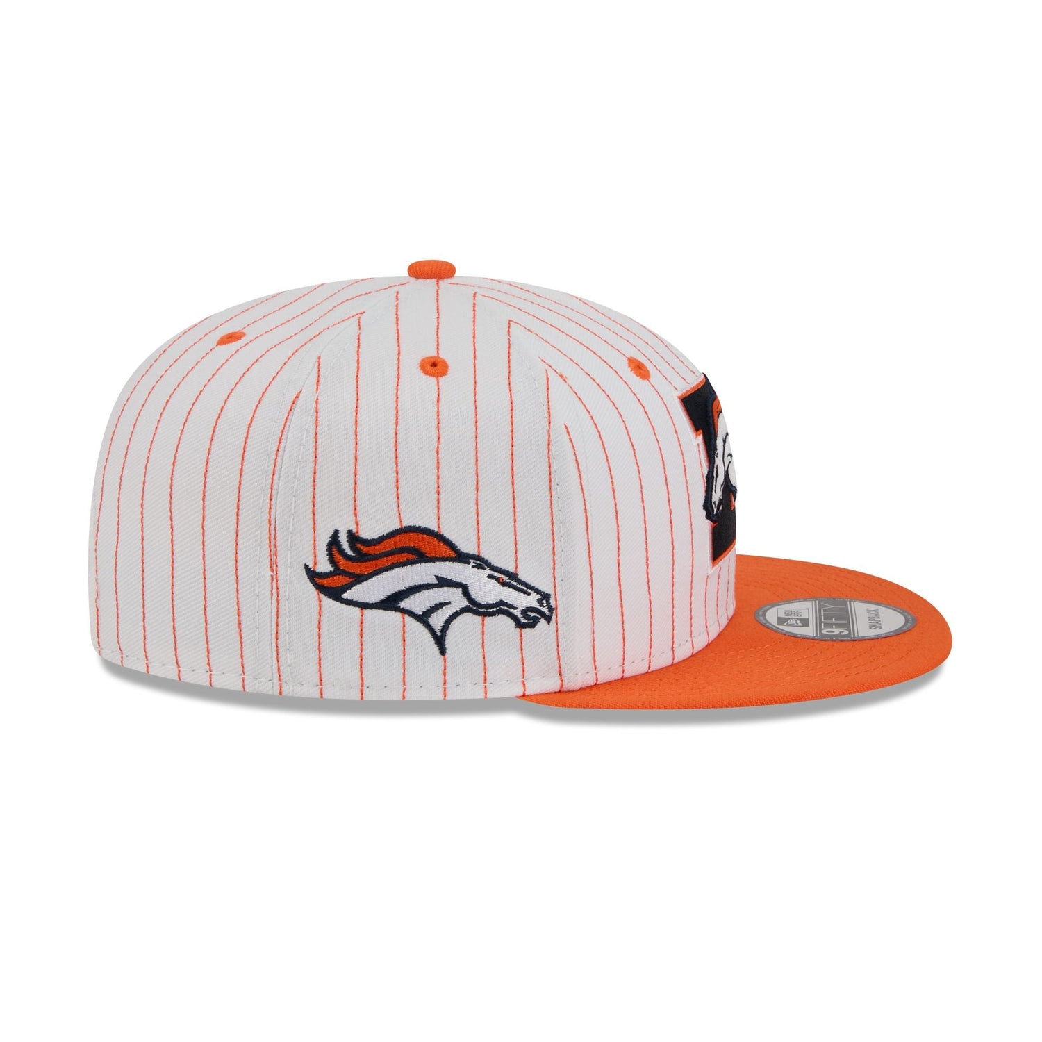 Denver Broncos Deceptor Pinstripe 9FIFTY Snapback Hat