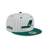 New York Jets Deceptor Pinstripe 9FIFTY Snapback Hat