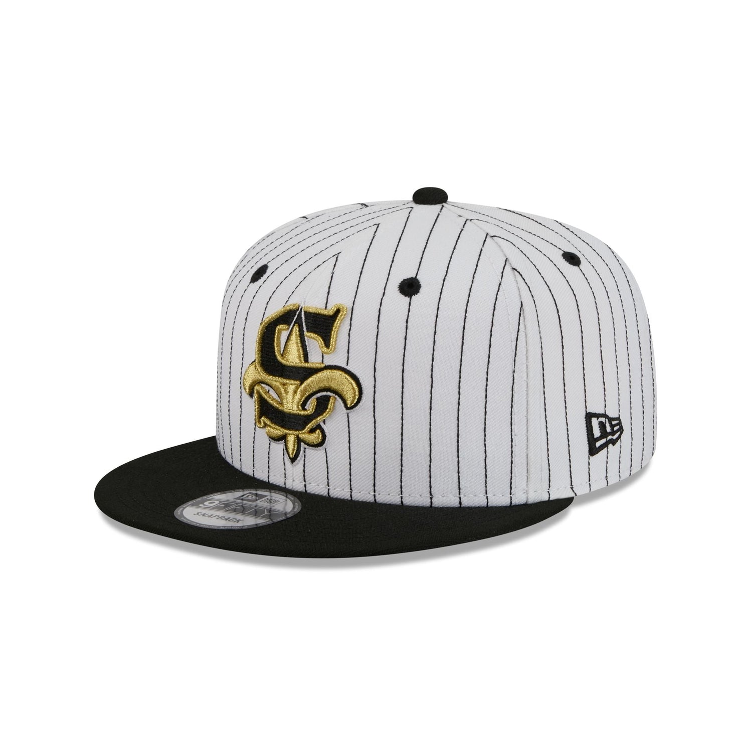 New Orleans Saints Deceptor Pinstripe 9FIFTY Snapback Hat
