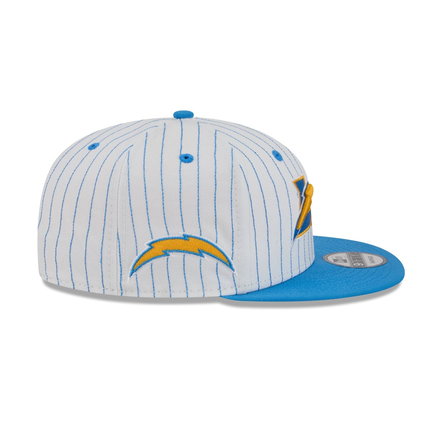 Los Angeles Chargers Deceptor Pinstripe 9FIFTY Snapback Hat